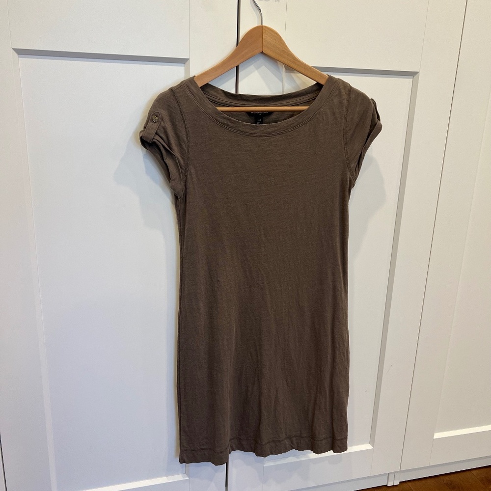 Banana Republic T-shirt Dress Brown/Green